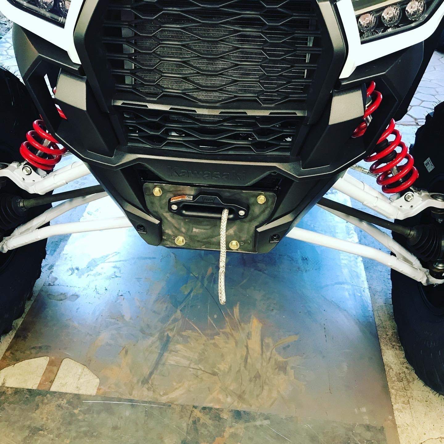 KRX Winch Plate for KRX 1000 - Durable Front Mount with Hardware