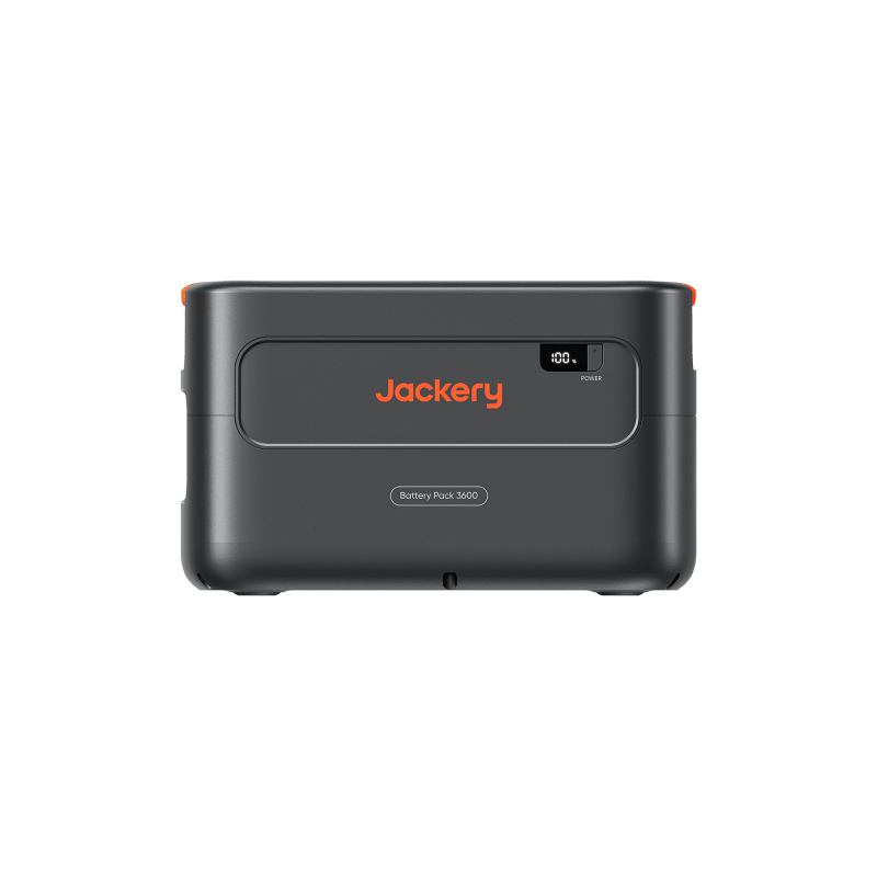 Jackery Battery Pack 3600 Plus portable home backup battery with 3584Wh capacity and dual-handle design