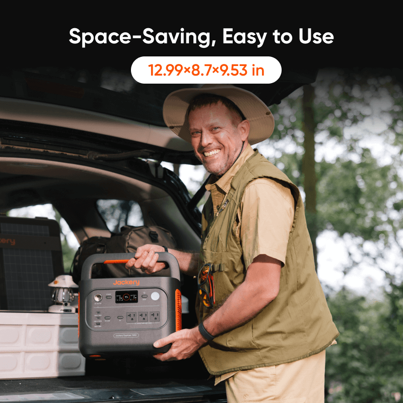 Jackery Explorer 1500 Portable Power Station – High Capacity, Compact & Efficient