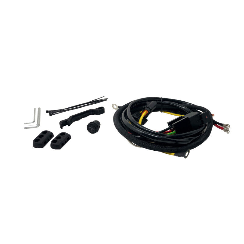 KC FLEX ERA LED Light Bar Wiring Harness – 60A Relay & Switch Kit