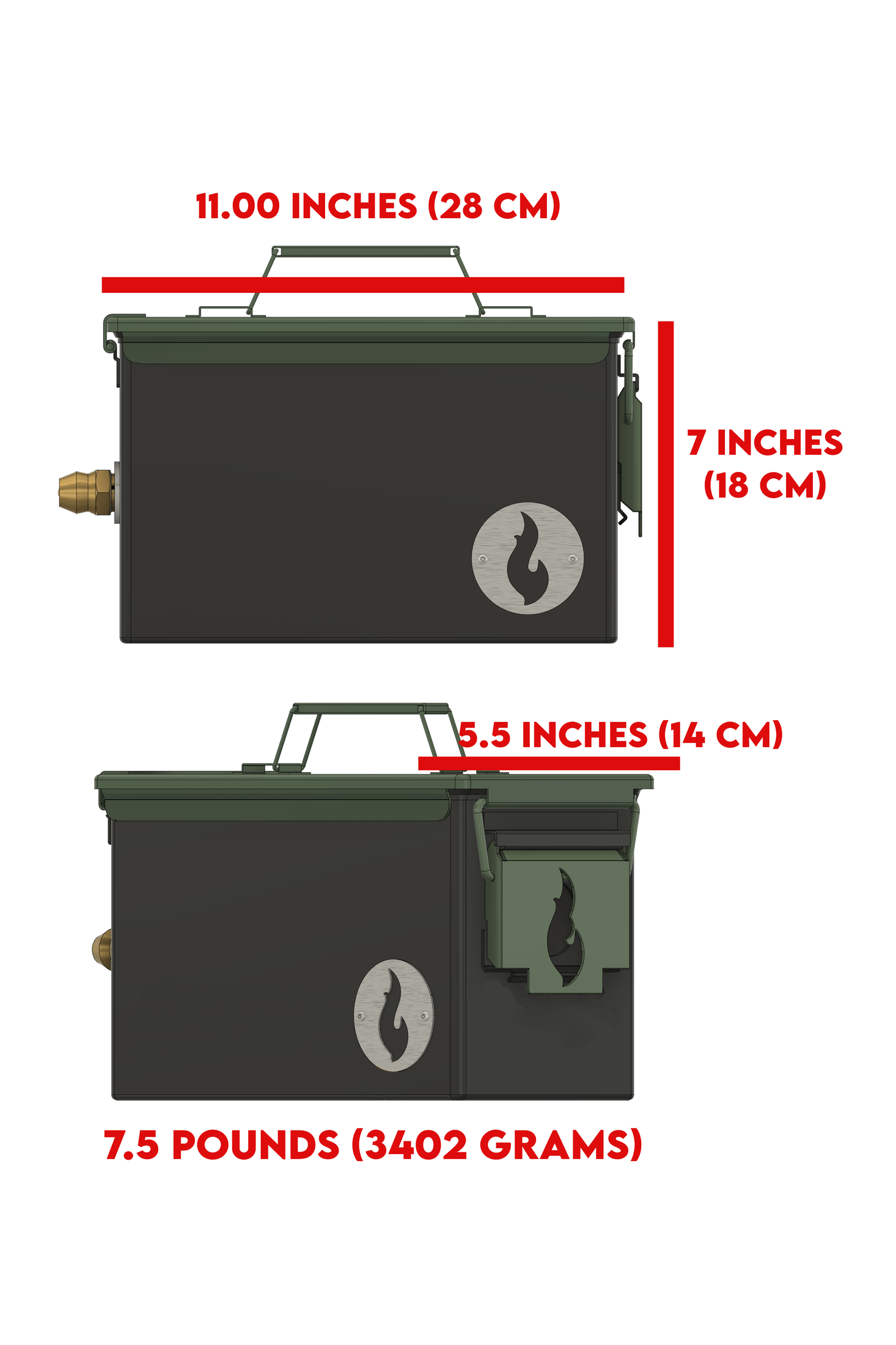 The Original LavaBox Firepit: Rugged, Versatile, Reliable
