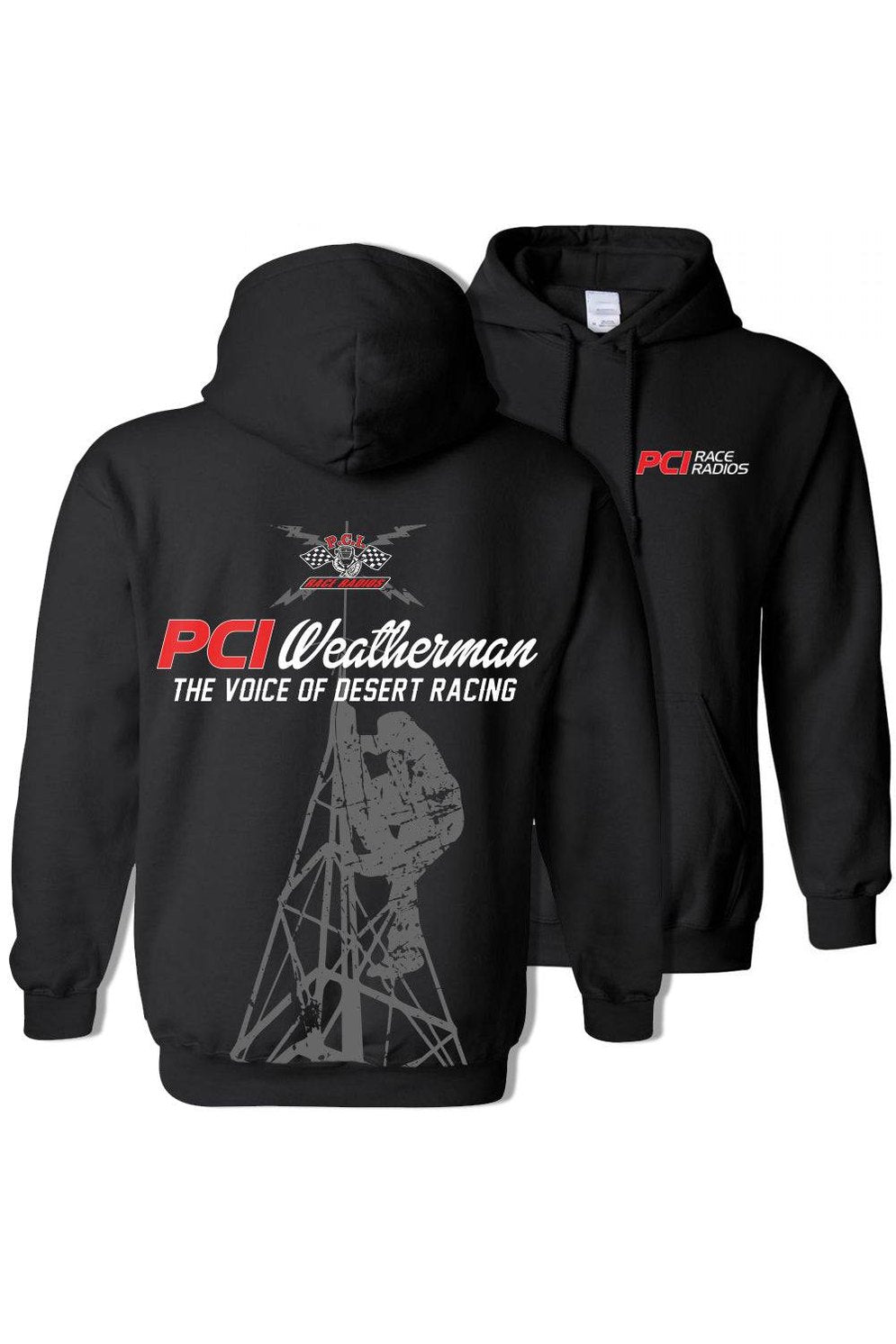 Weatherman Pullover Hoodie - PCI Race Radios