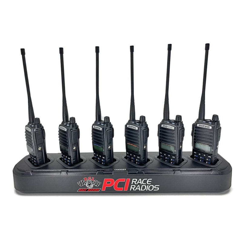 Slim 6-unit Baofeng Gang Charger for UV-82 radios