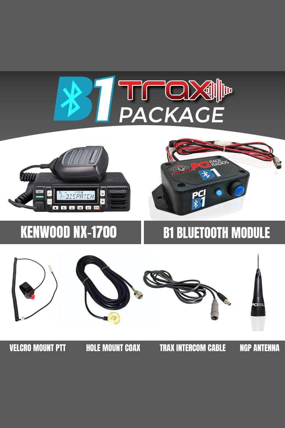 PCI Trax B1 Package - PCI Race Radios