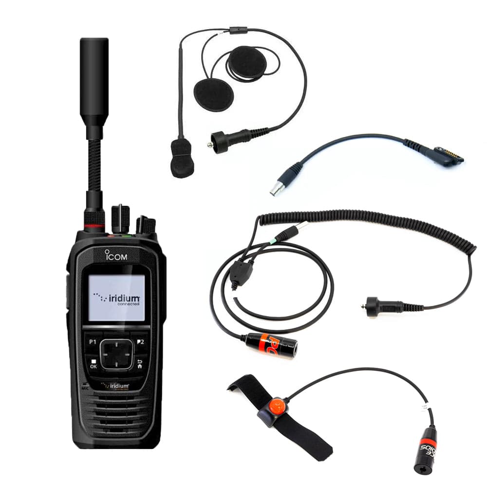 Enhance Your Motorcycle Communication with Icom SAT100 Moto Package