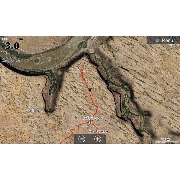 Moab Lowrance Map