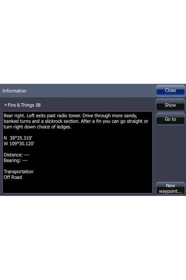 Moab Lowrance Map - PCI Race Radios