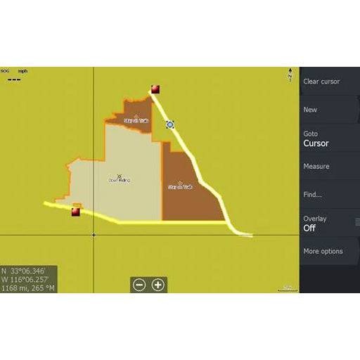 Ocotillo Lowrance Map