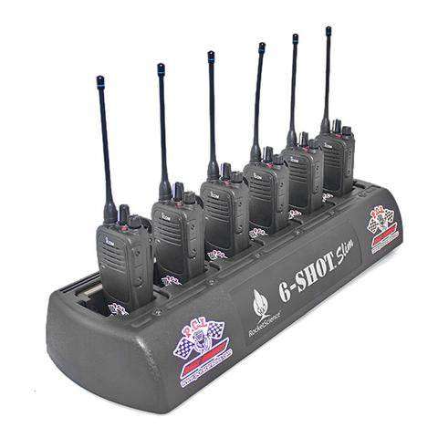 Used 6 Shot Gang Charger for F1000 Hand Held Radios - PCI Race Radios