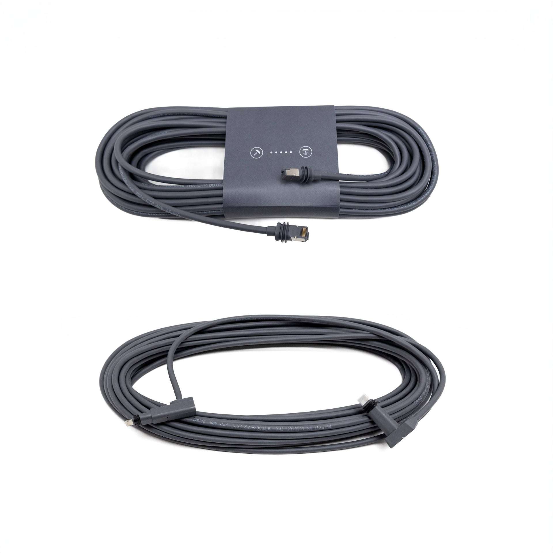 50 foot Starlink router cable connecting standard Starlink Dish to Router, compatible with Gen 2 or Gen 3 models