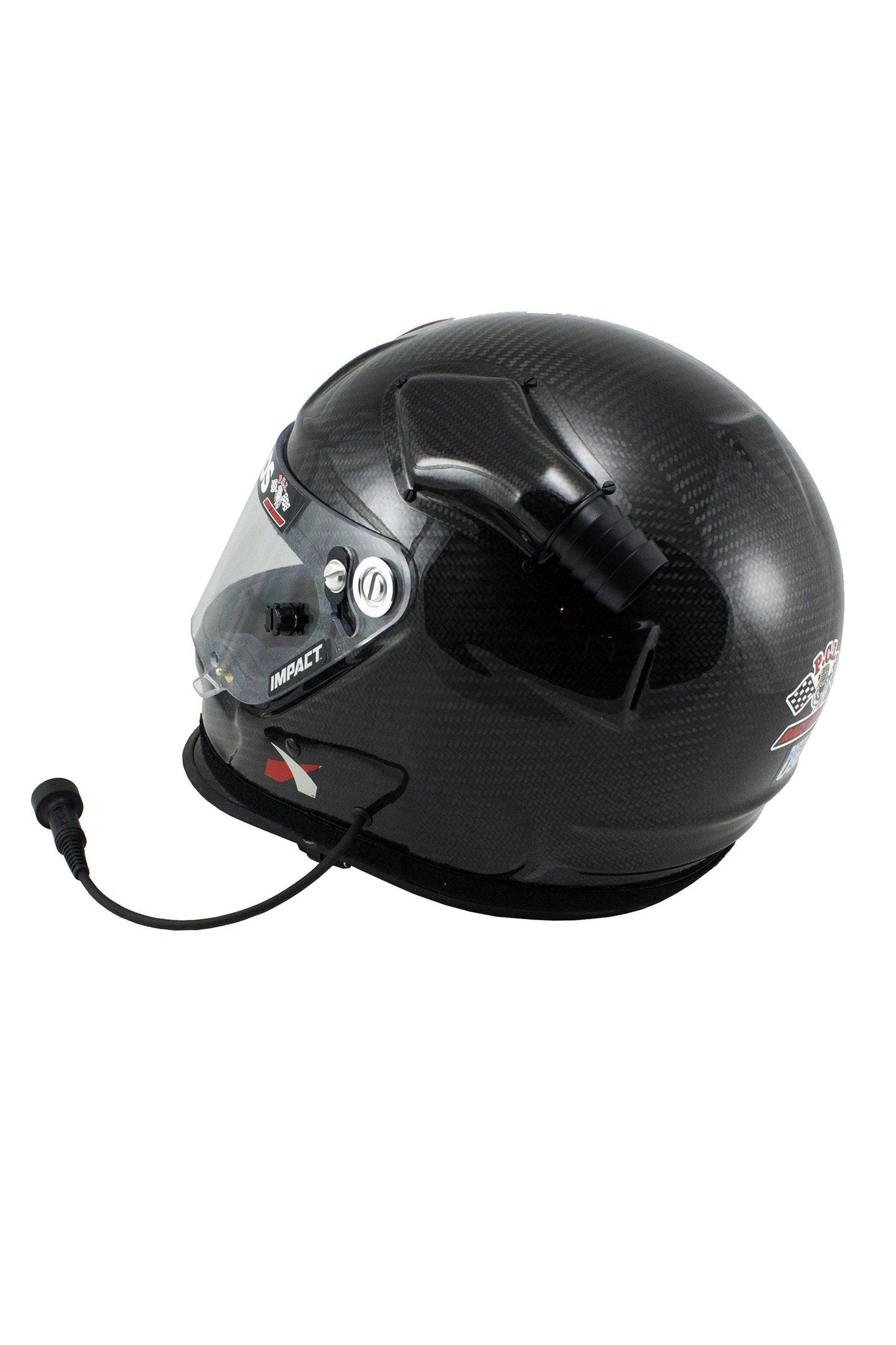 PCI Elite Wired Impact CARBON Air Draft OS20 SA2020 Helmet - PCI Race Radios