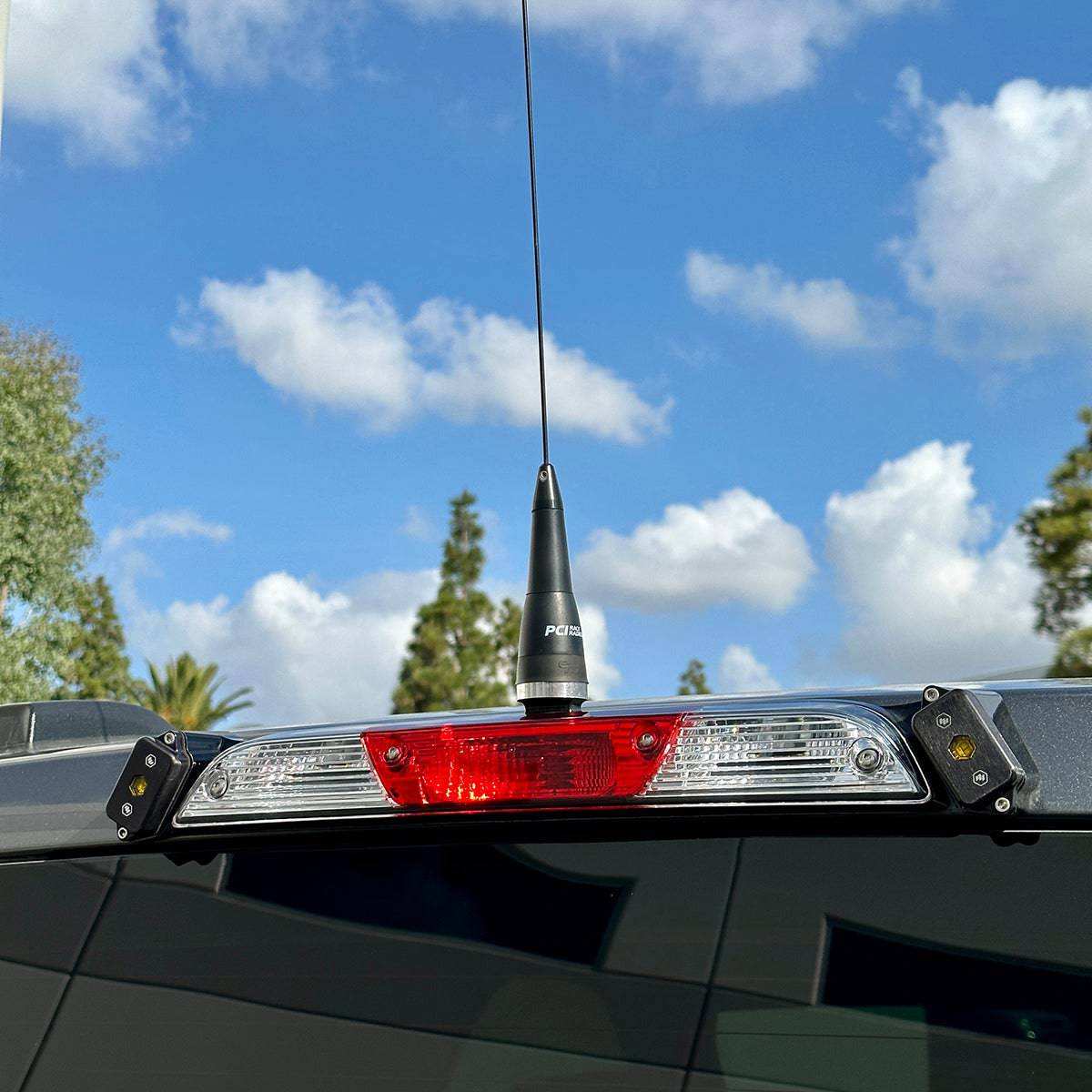 Brake Light Antenna Mount with LEDs - PCI Race Radios