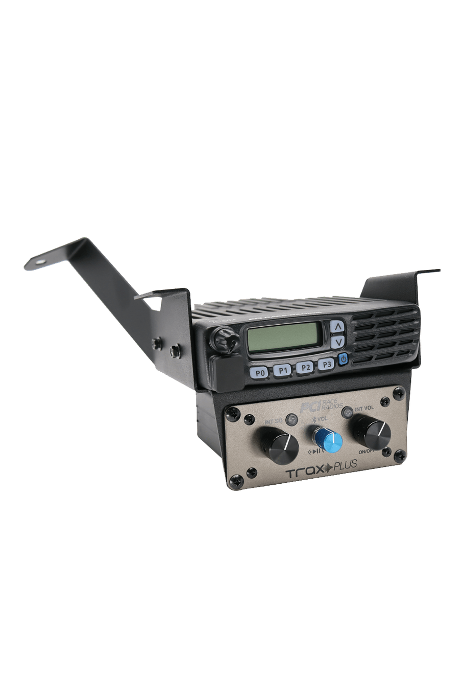 RZR Under Pull Open Box Icom Radio and Intercom Bracket - PCI Race Radios