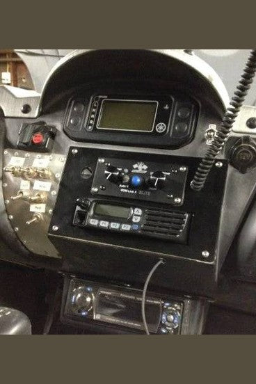 Universal Panel Mount Radio and Intercom Bracket - PCI Race Radios