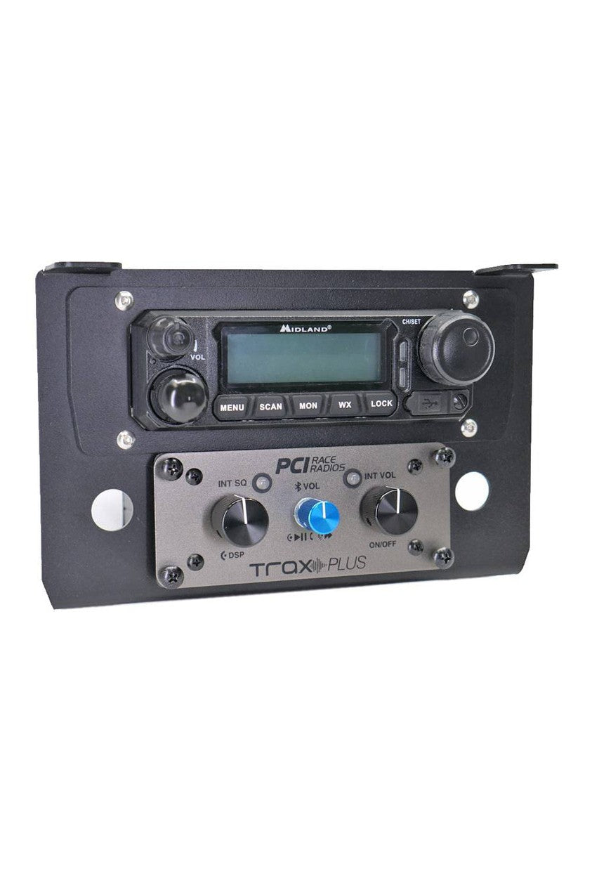 RZR Twist Lock Open Box Replacement Radio and Intercom Bracket - PCI Race Radios