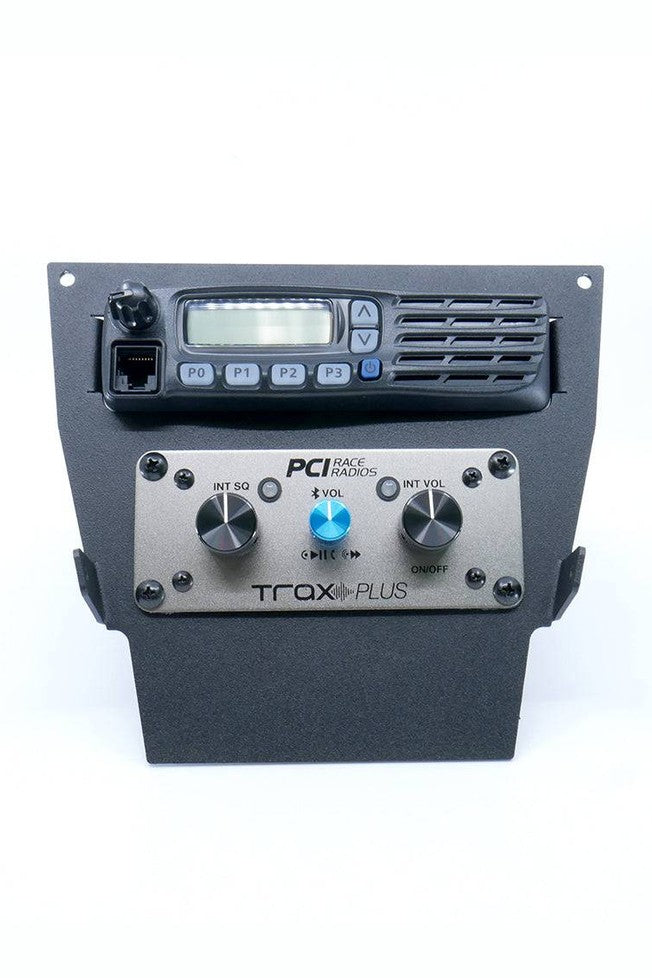 RZR Pro 2022-2024 Series Vertical Radio and Intercom Bracket - PCI Race Radios