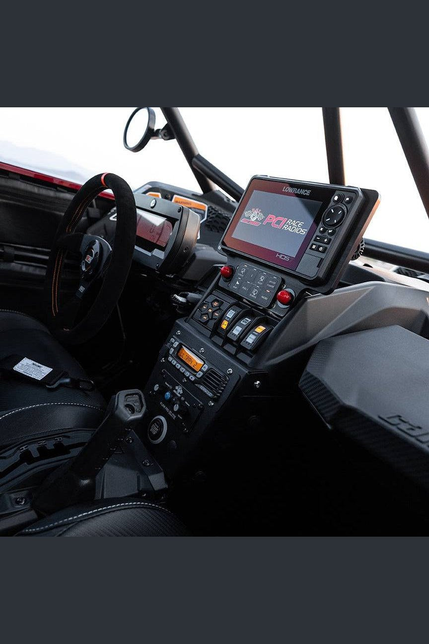 CanAm X3 Elite FS and HDS Live 7" GPS Billet Bracket - PCI Race Radios