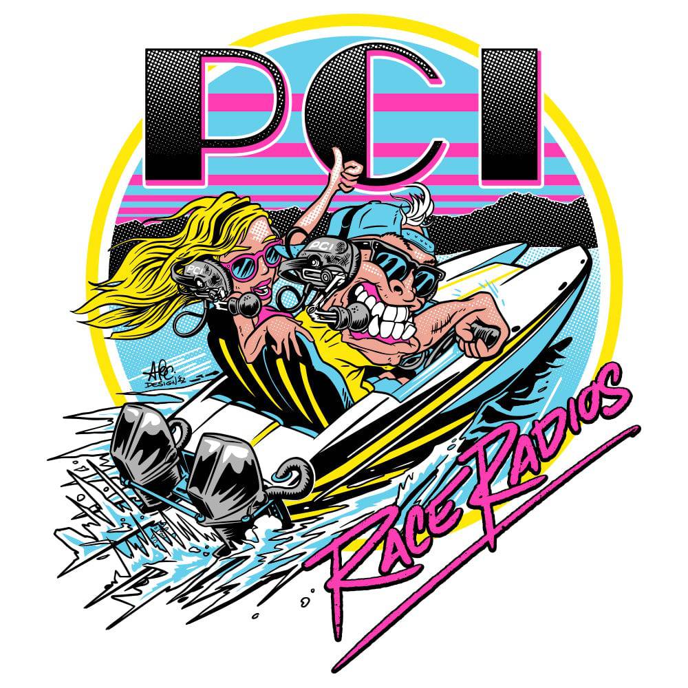 PCI Speedster Shirt: Classic Tee for Boat Enthusiasts | Sizes S - XL