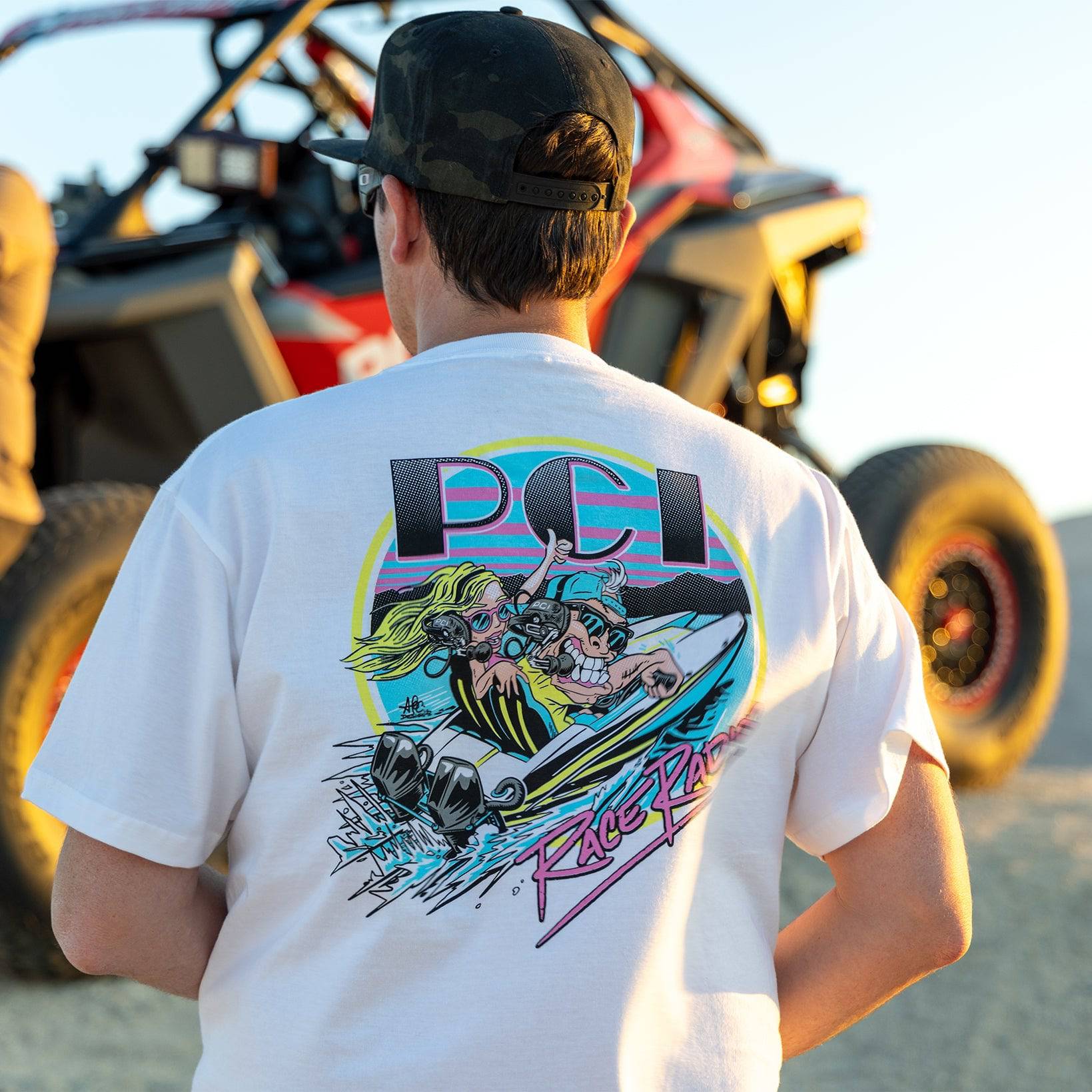 PCI Speedster Shirt: Classic Tee for Boat Enthusiasts | Sizes S - XL