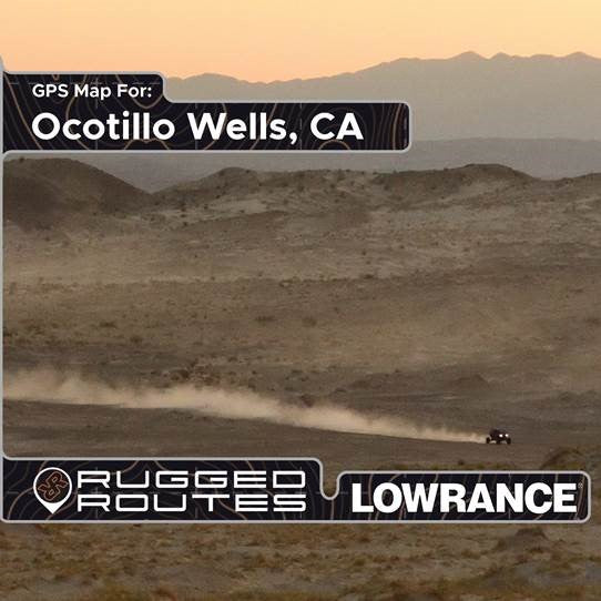 Ocotillo Lowrance Map