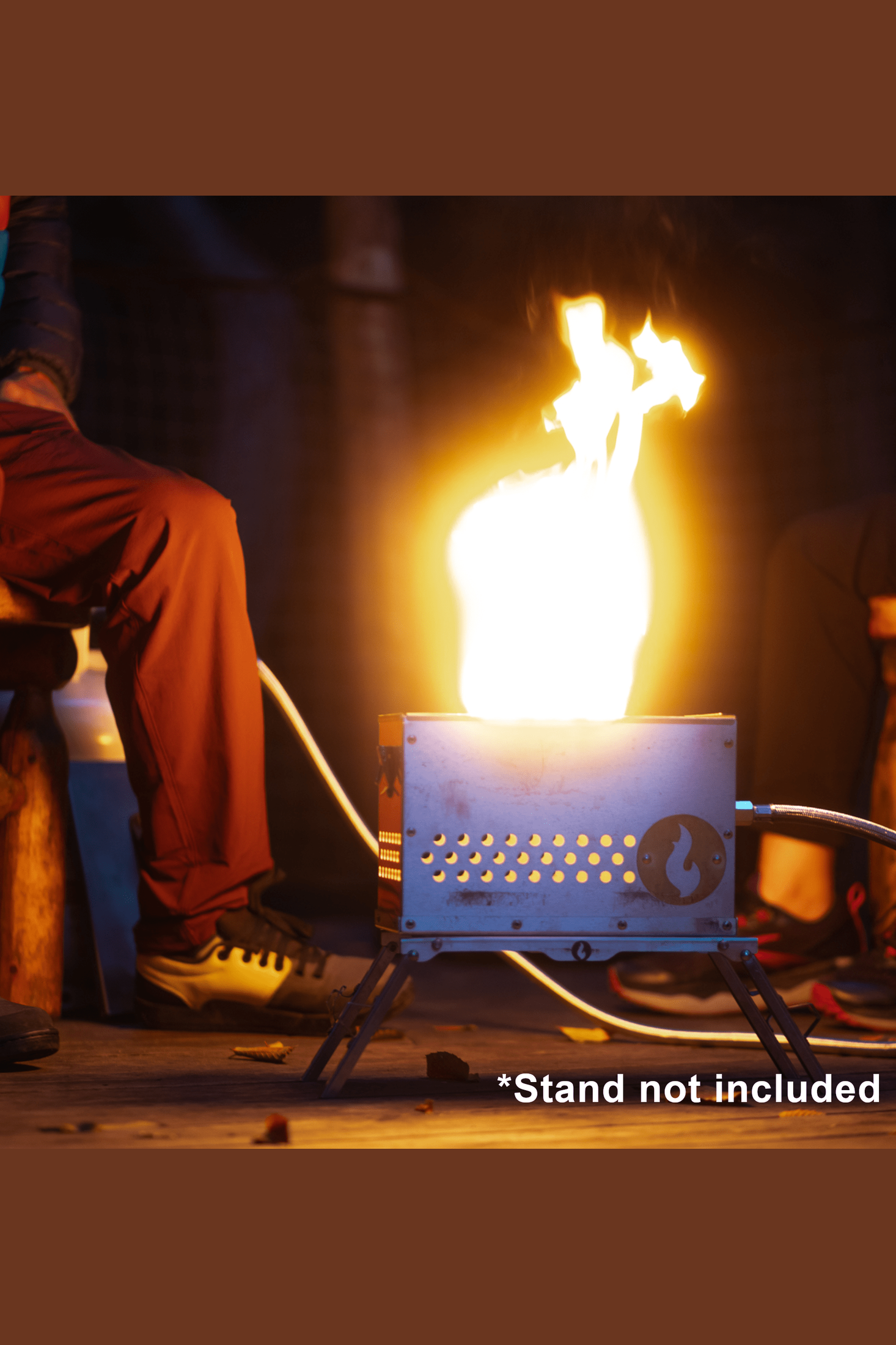 The Original Hekla: 304 Stainless Steel LavaBox with Dual-Burner