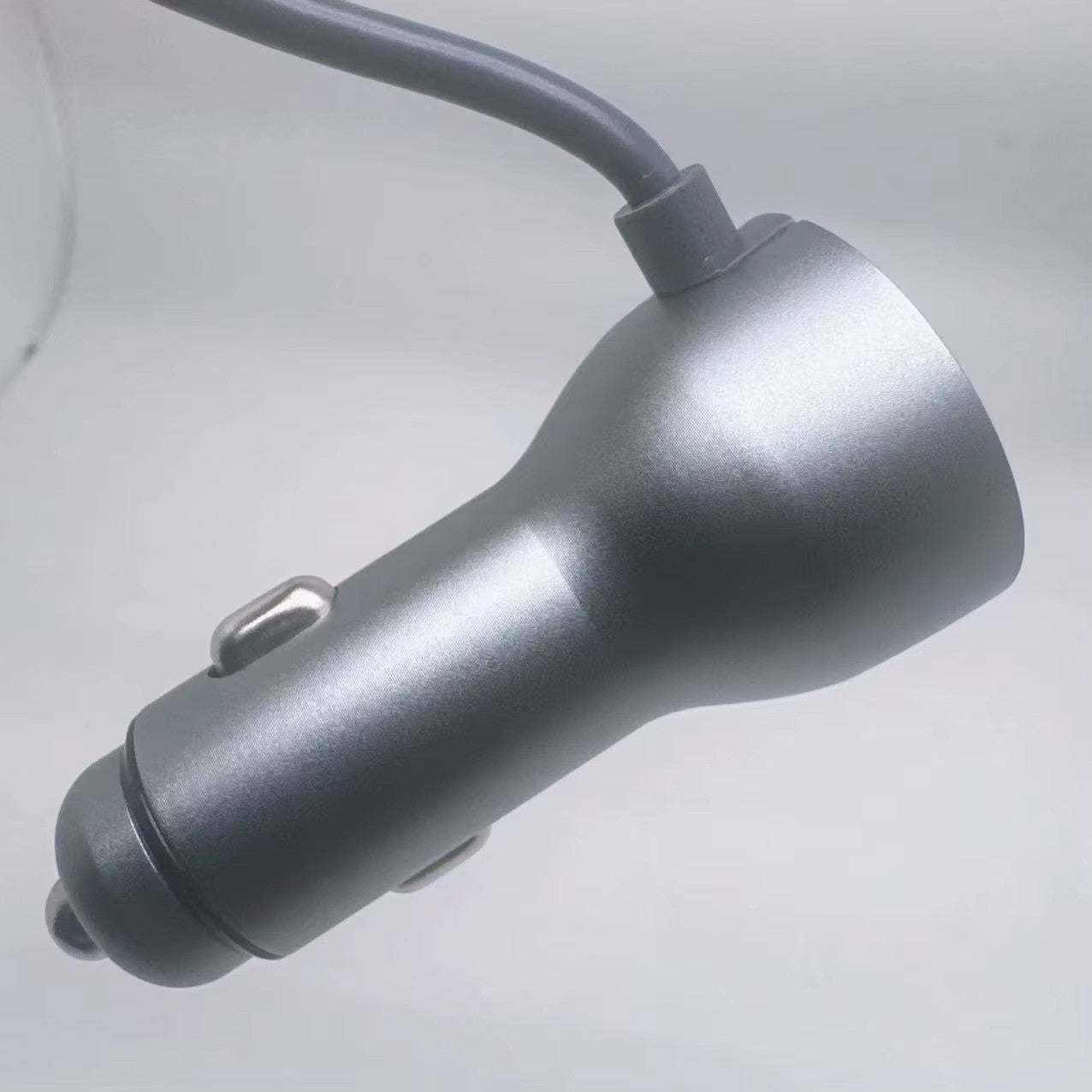 Starlink Mini Dual USB Car Charger with digital voltmeter, waterproof extension cable, and fast QC/PD charging for 12V-24V vehicles.