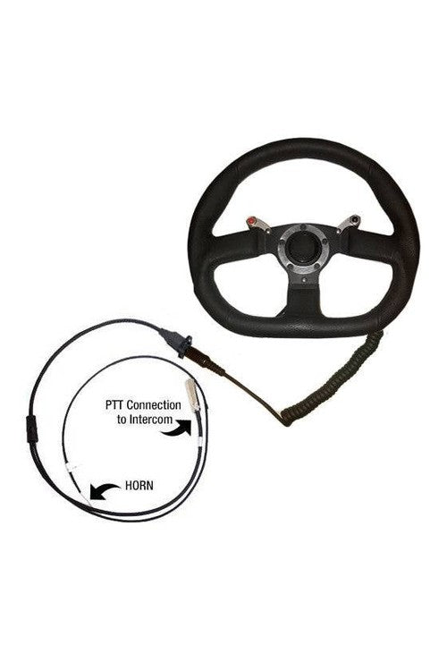 Quick Disconnect Steering Wheel Assembly with Two Nexus PTT
