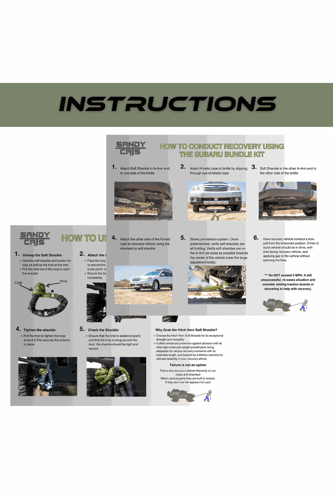 Subaru Recovery Kit - Ultimate Safety for Adventurers