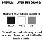 Color Choices for Custom PCI Suit