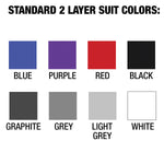 2 Layer PCI Custom Driving Suit Colors