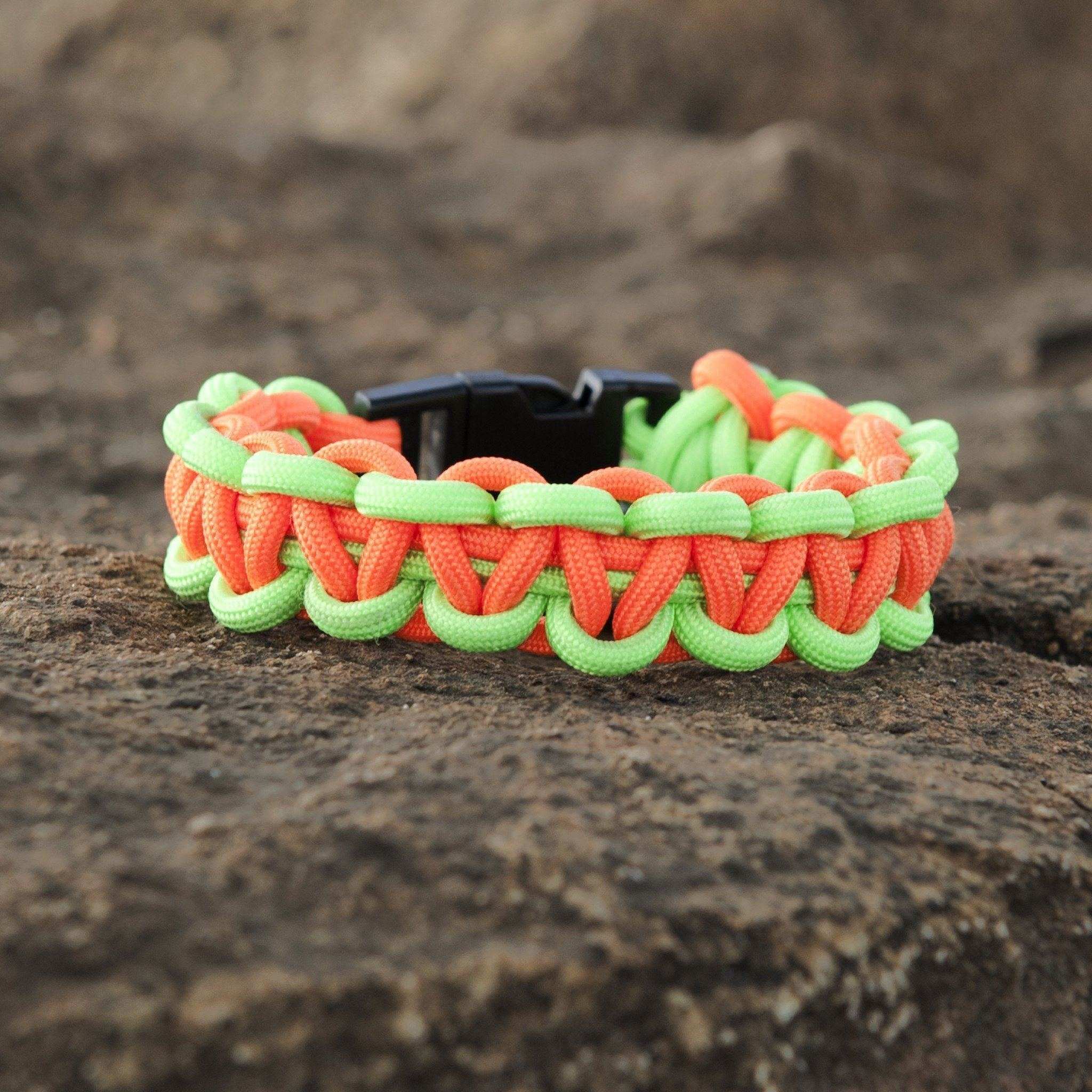 SurvivorCord Paracord - Reflective-Orange for Survival & Safety