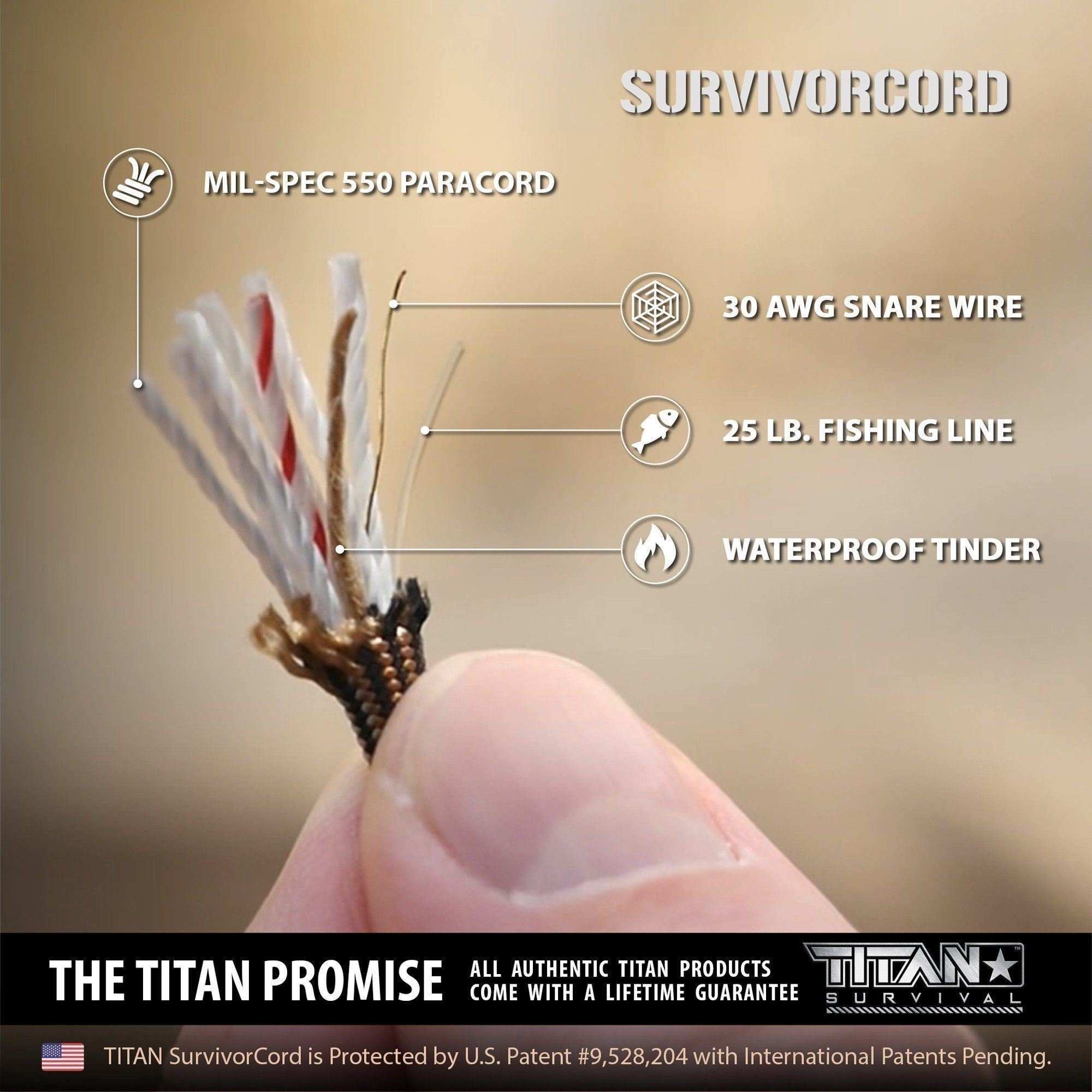 SurvivorCord Dragonscale Spool | Advanced Survival Paracord