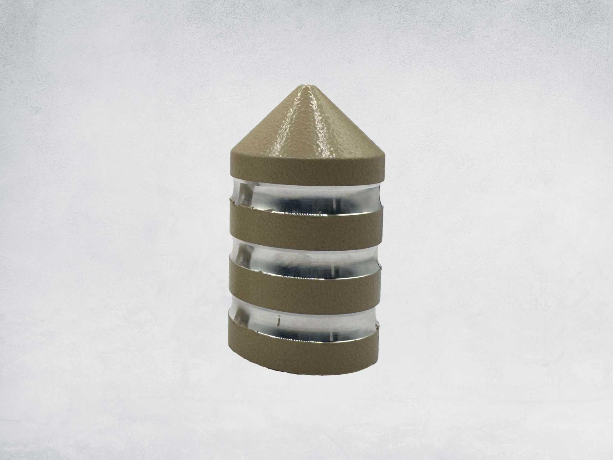 Marshin Whips Billet Machined Magnetic Caps for Whip Base Protection