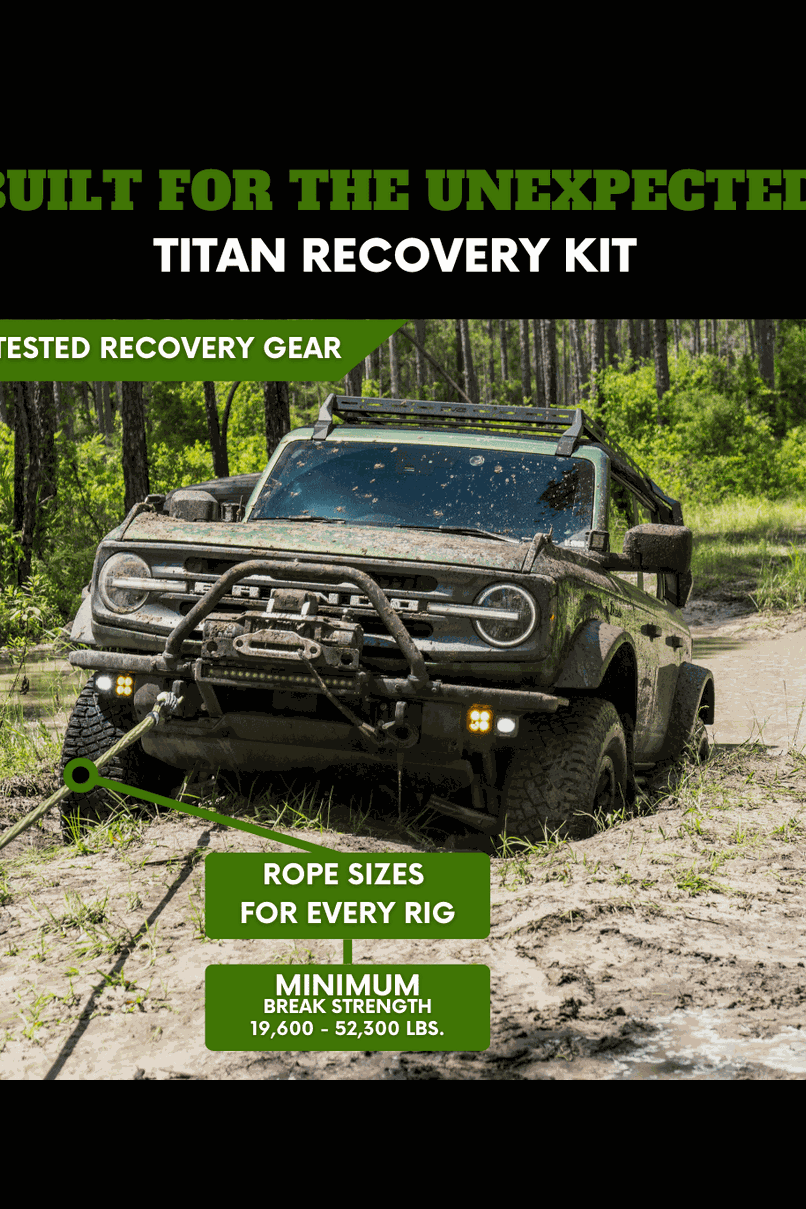 off road recovery gear Sandy Cats Titan Recovery Kit