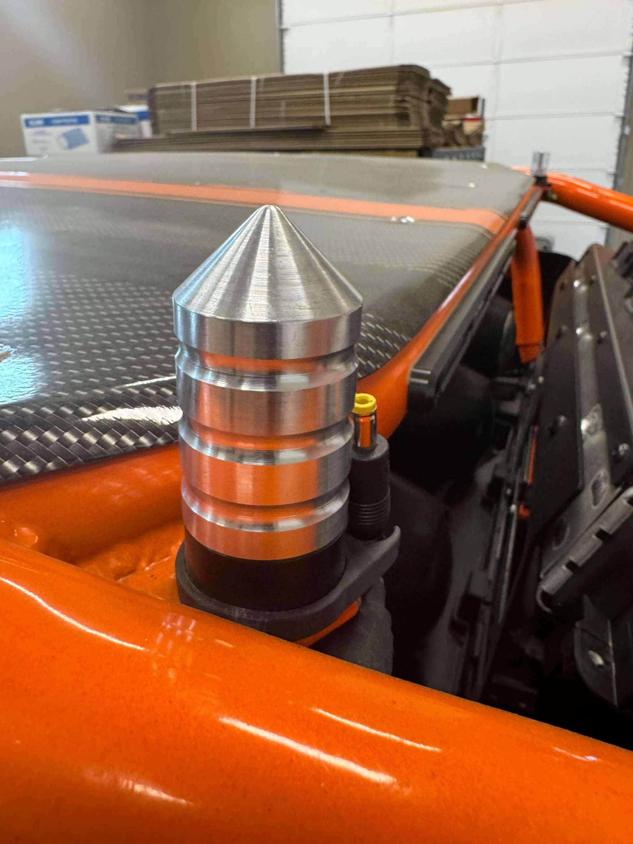 Marshin Whips Billet Machined Magnetic Caps for Whip Base Protection
