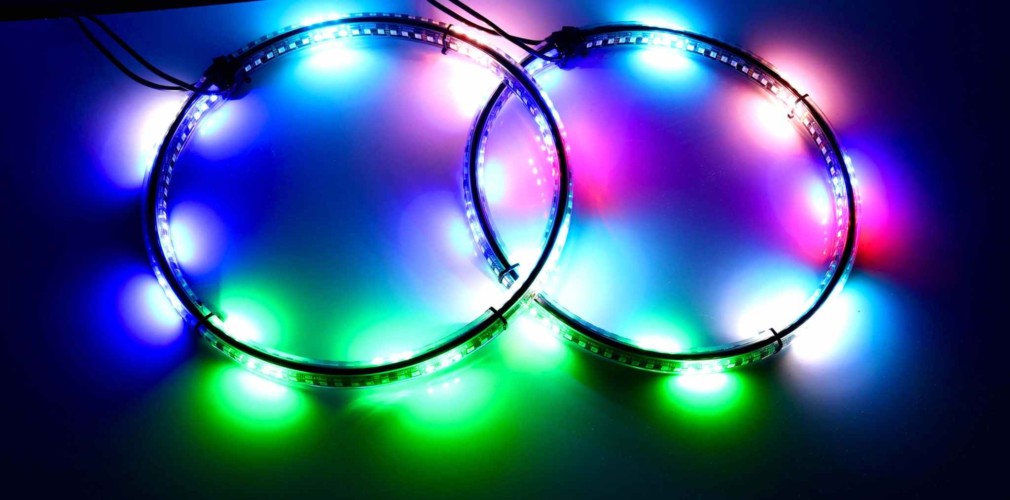 Apollo wheel lights RGB - High Quality Harness Included