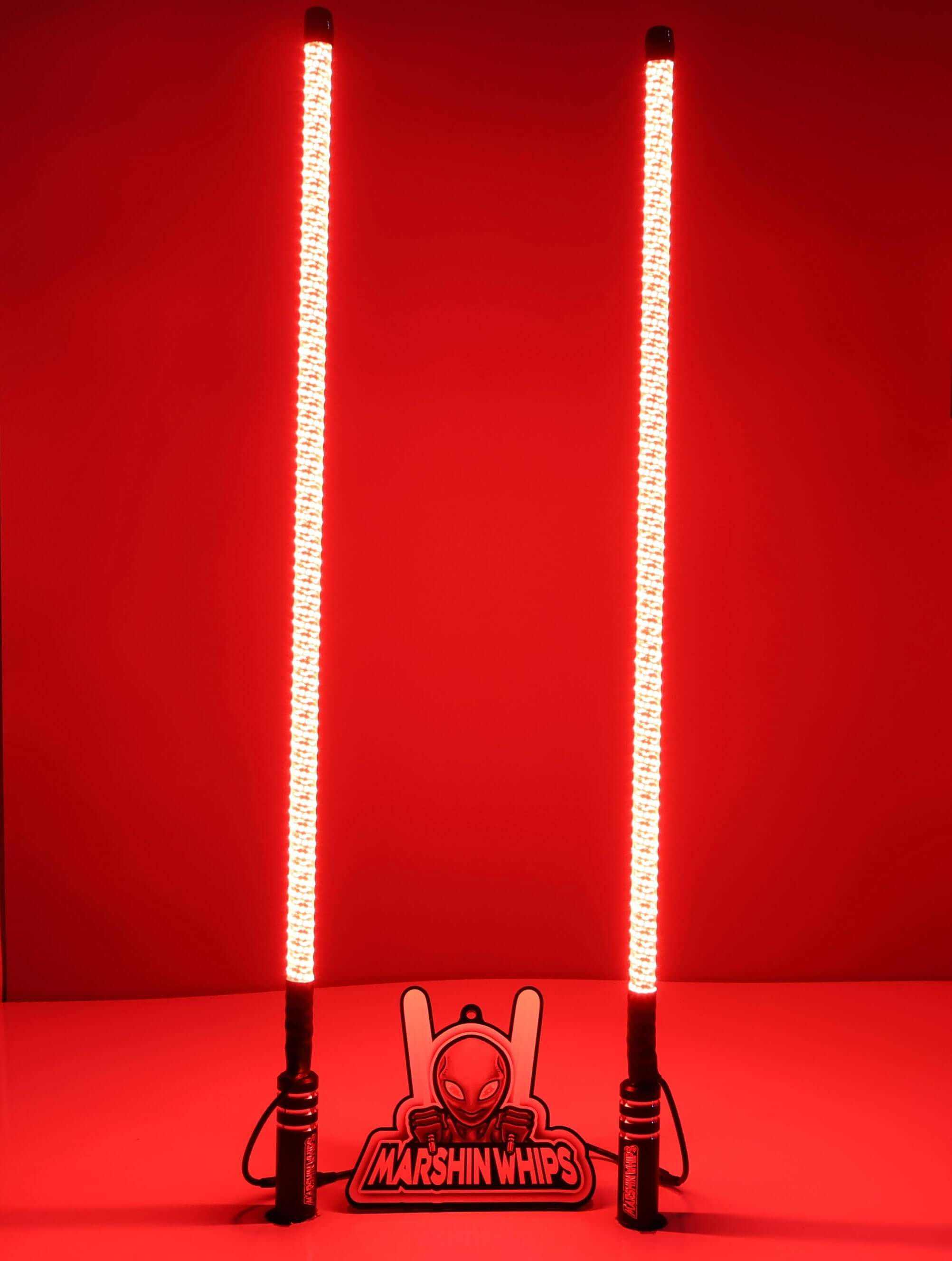 Pair of V2 Whips off-road LED light sticks