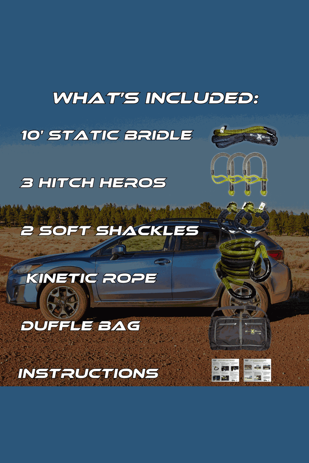 Subaru Recovery Kit - Ultimate Safety for Adventurers