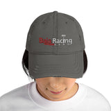 Baja Racing Gear Embroidered Distressed Dad Hat