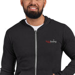 Baja Racing Gear Embroidered Unisex zip hoodie