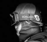 KnucKL-EyeZ Black Frame / Black and Red Strap Goggles