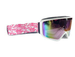 KnucKL-EyeZ White Frame / Camo Pink Strap Goggles